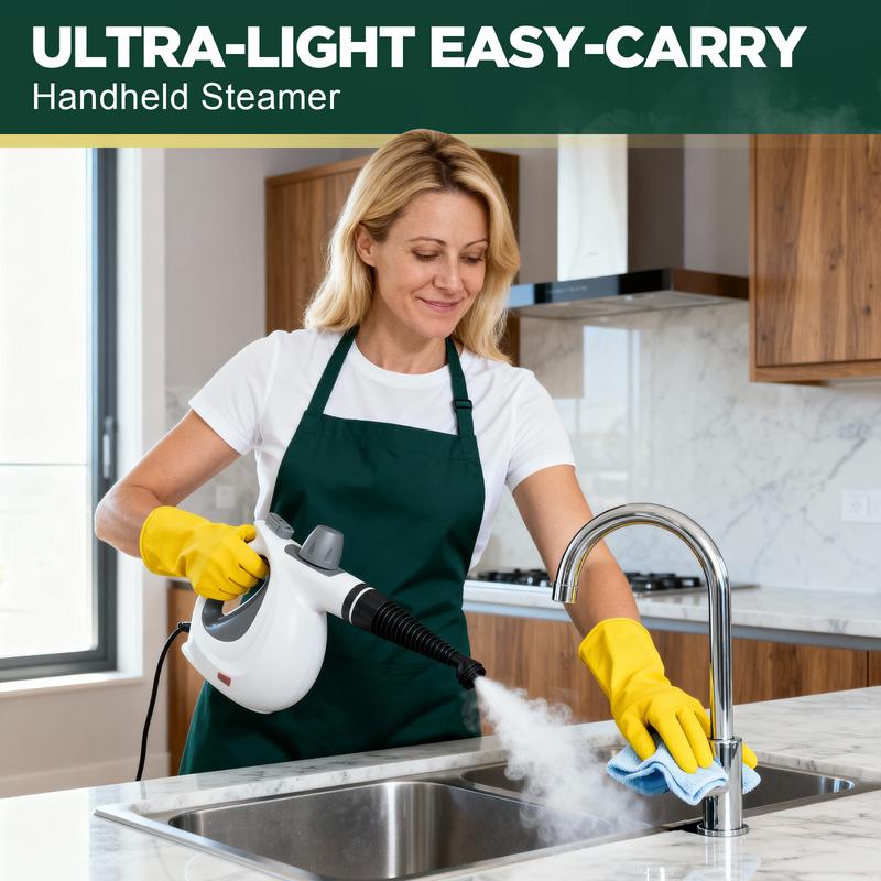 Handheld multi-functional natural steam cleaner