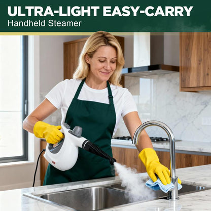 Handheld multi-functional natural steam cleaner