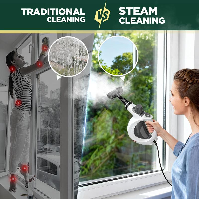 Handheld multi-functional natural steam cleaner