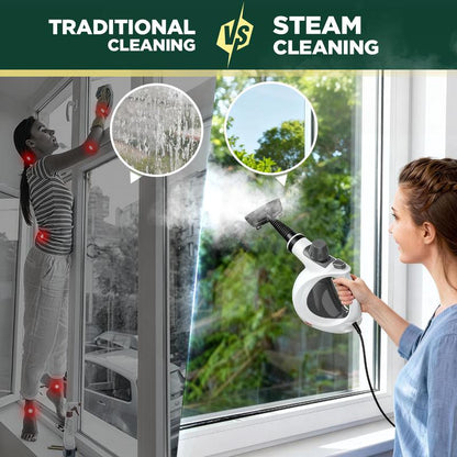Handheld multi-functional natural steam cleaner